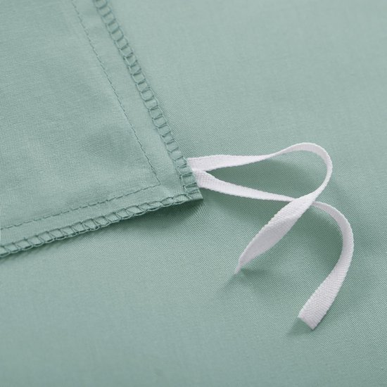 Unyqoos® Ademend katoenen dekbedovertrek met ritssluiting en kussenslopen