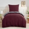 Unyqoos® Omkeerbare tweedelige beddengoedset met ritssluiting en kussensloop