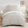 Unyqoos® Luxe omkeerbaar beddengoedset met ritssluiting voor ultiem slaapcomfort