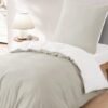 Unyqoos® Luxe omkeerbaar beddengoedset met ritssluiting voor ultiem slaapcomfort