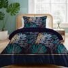 Unyqoos® Comfortabele eenpersoons beddengoedset met jungle motief en kussensloop