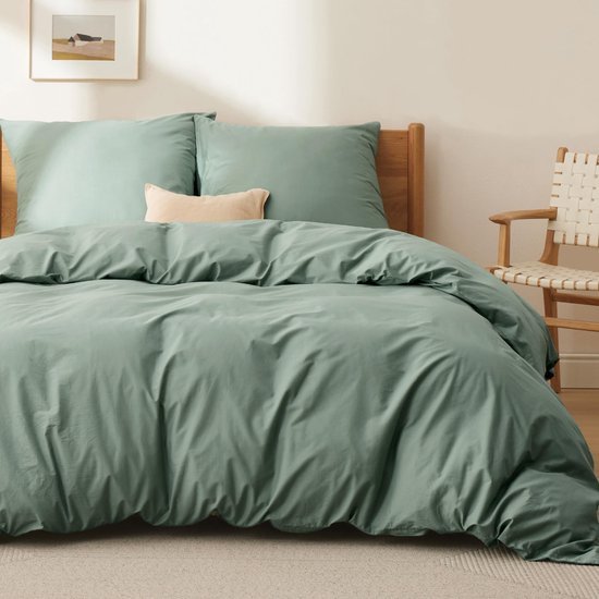 550x550-15298.jpg Unyqoos® Zachte katoenen beddengoedset 155 x 220 cm met kussenslopen en ritssluiting