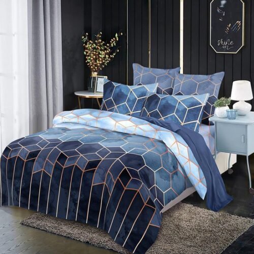 550x550-15307.jpg Unyqoos® Stijlvolle 3-delige beddengoedset met geometrisch patroon en rits