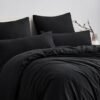 Unyqoos® Zacht en onderhoudsvriendelijk microvezel beddengoedset met ritssluiting en kussenslopen