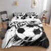550x550-15344.jpg Unyqoos® Voetbal Beddengoedset met Speelse Print en Praktische Ritssluiting