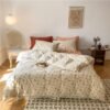 Unyqoos® Elegant Beddengoedset van Katoen met Bloemenprint en Ritssluiting
