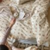 Unyqoos® Elegant Beddengoedset van Katoen met Bloemenprint en Ritssluiting