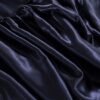 Unyqoos® Glanzend hoeslaken set met kussenslopen in navy blauw voor matrassen