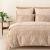 Unyqoos® Dekbedovertrekset voor tweepersoonsbed met tropisch bladmotief en kussenslopen