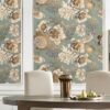 550x550-15627.jpg Unyqoos® Zelfklevend vinyl behang met gouden bloemenmotief voor diverse kamers