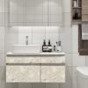Unyqoos® Decoratieve zelfklevende vinyl behangrol met botanisch patroon en 3D-effect