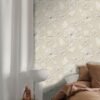 Unyqoos® Decoratieve zelfklevende vinyl behangrol met botanisch patroon en 3D-effect
