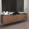 Unyqoos® Waterbestendige Bruine Houtnerf Zelfklevende Plakfolie voor Meubel- en Woondecoratie