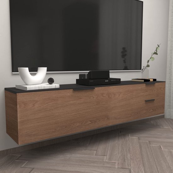 Unyqoos® Waterbestendige Bruine Houtnerf Zelfklevende Plakfolie voor Meubel- en Woondecoratie