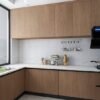 Unyqoos® Waterbestendige Bruine Houtnerf Zelfklevende Plakfolie voor Meubel- en Woondecoratie