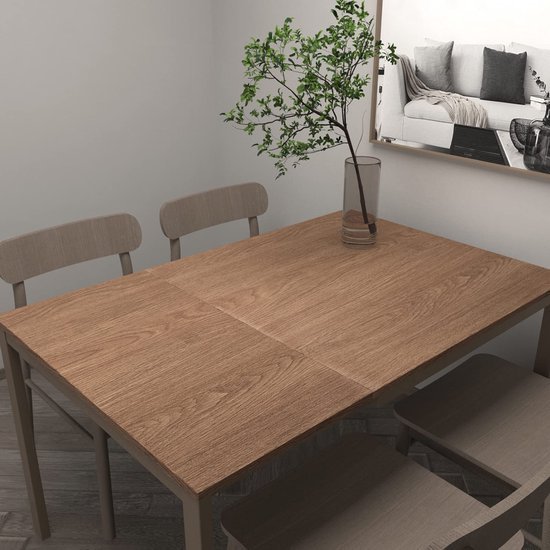 Unyqoos® Waterbestendige Bruine Houtnerf Zelfklevende Plakfolie voor Meubel- en Woondecoratie