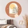 550x550-15689.jpg Unyqoos® Zelfklevende decoratieve muurstickers met zonnige cirkels en plantenmotief