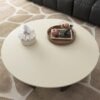 Unyqoos® Zelfklevende matte beige wandfolie voor diverse interieurtoepassingen
