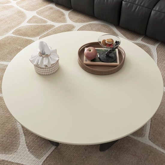 Unyqoos® Zelfklevende matte beige wandfolie voor diverse interieurtoepassingen