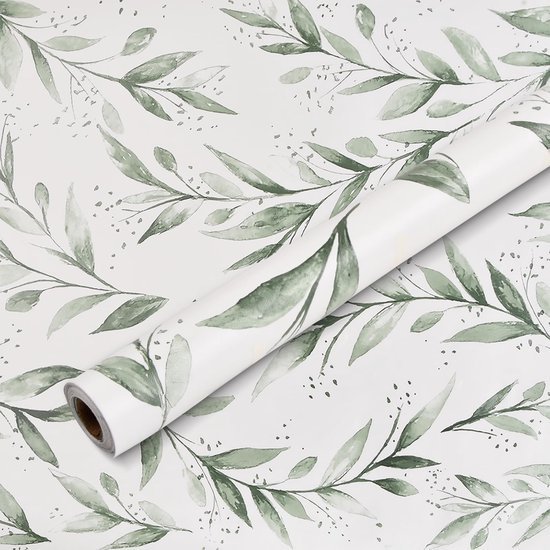 550x550-15749.jpg Unyqoos® Zelfklevende wilgenbladeren plakfolie voor muren en meubels 300 x 44,5 cm