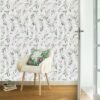 550x550-15751.jpg Unyqoos® Zelfklevende wilgenbladeren plakfolie voor muren en meubels 300 x 44,5 cm