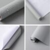 Unyqoos® Waterdichte Mat Lichtgrijze Zelfklevende Meubelfolie voor Diverse Oppervlakken, 40 x 300 cm