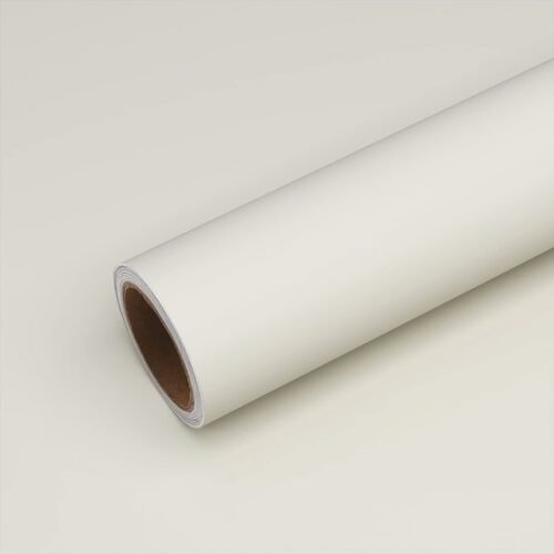 Unyqoos® Beige zelfklevende meubelfolie voor vernieuwde woon- en slaapkamerinrichting