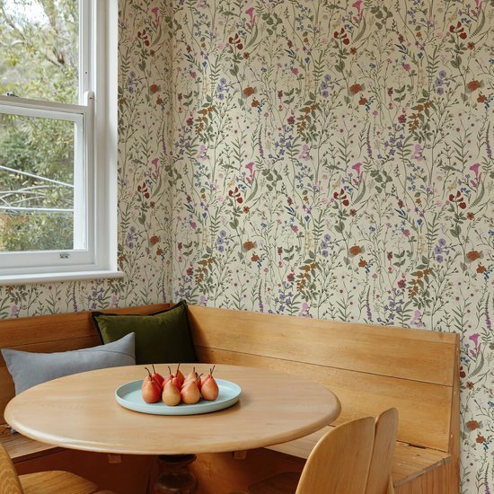 550x550-15821.jpg Unyqoos® Zelfklevend bloemenbehang voor muren en meubels in natuurlijke tinten