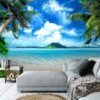 Unyqoos® Hoogwaardig vliesfotobehang met adembenemend meerlandschap 308x220 cm