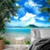 Unyqoos® Hoogwaardig vliesfotobehang met adembenemend meerlandschap 308x220 cm