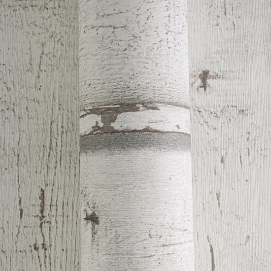 Unyqoos® Fotorealistisch vliesbehang met vintage houtlook voor maritieme sfeer