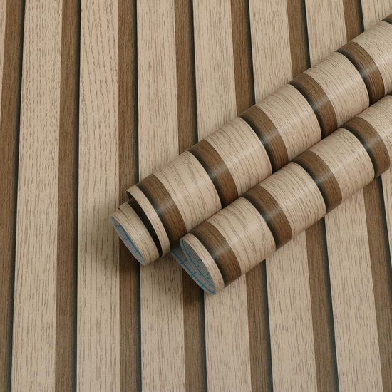 Unyqoos® Decoratieve zelfklevende houtlook folie voor meubels en muren, waterdicht