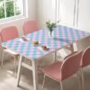 550x550-15902.jpg Unyqoos® Waterdicht zelfklevend schaakbordpatroon behang voor kleurrijke kinderkamer