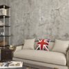 Unyqoos® Zelfklevende wandfolie in betonlook voor veelzijdig interieurdesign