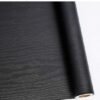 Unyqoos® Zelfklevende Meubelfolie in Houtlook voor Diverse Oppervlakken - Mat Zwart 30 x 200 cm