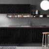 Unyqoos® Zelfklevende Meubelfolie in Houtlook voor Diverse Oppervlakken - Mat Zwart 30 x 200 cm