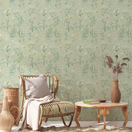 550x550-15955.jpg Unyqoos® Stijlvol zelfklevend vinylbehang met bloemenmotief voor elke ruimte 44,5 x 500 cm