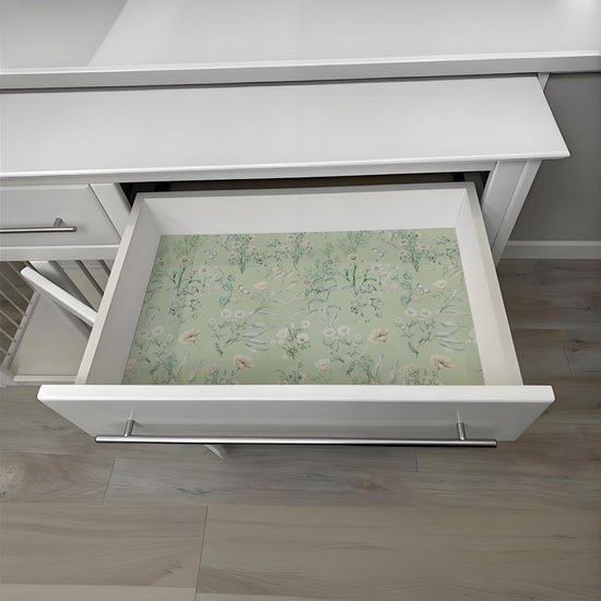 550x550-15958.jpg Unyqoos® Stijlvol zelfklevend vinylbehang met bloemenmotief voor elke ruimte 44,5 x 500 cm