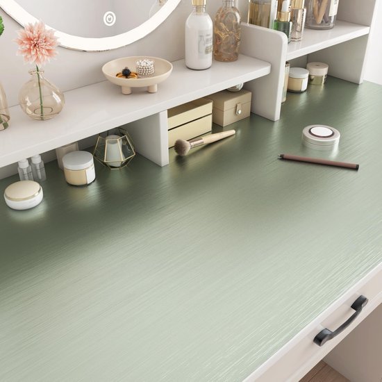 Unyqoos® Mintgroene zelfklevende folie voor keuken en meubels 40CMx10M