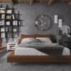 Unyqoos® Zelfklevende Vinyl Meubelfolie met Industriële Betonlook voor Interieurdecoratie, 40 x 300 cm, Donkergrijs