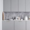 Unyqoos® Lichtgrijs zelfklevend wandpapier in betonlook voor veelzijdige toepassingen 40 cm x 300 cm