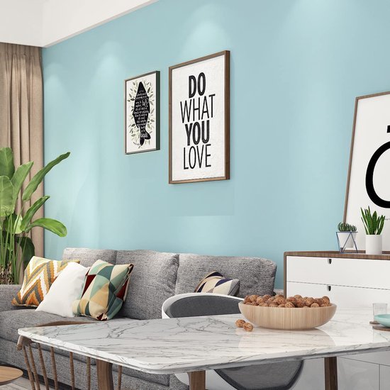 Unyqoos® Waterdichte Zelfklevende Meubelfolie voor Diverse Oppervlakken in Turquoise en Blauw