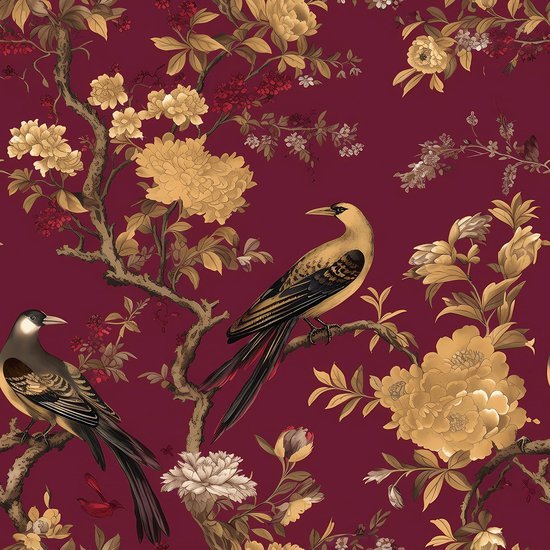 550x550-16068.jpg Unyqoos® Zelfklevende decoratieve folie met bloemenpatroon voor meubels en wanden