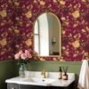 550x550-16073.jpg Unyqoos® Zelfklevende decoratieve folie met bloemenpatroon voor meubels en wanden