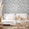 550x550-16096.jpg Unyqoos® Zelfklevend bloemenbehang met vintage vlinderpatroon voor elke ruimte