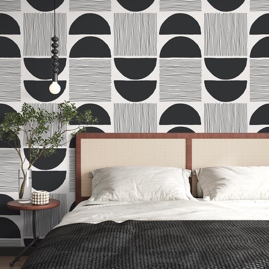 550x550-16121.jpg Unyqoos® Stijlvol geometrisch patroonbehang met zelfklevende folie voor elke ruimte