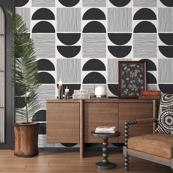 550x550-16123.jpg Unyqoos® Stijlvol geometrisch patroonbehang met zelfklevende folie voor elke ruimte