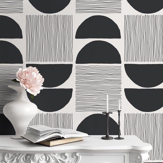 550x550-16125.jpg Unyqoos® Stijlvol geometrisch patroonbehang met zelfklevende folie voor elke ruimte
