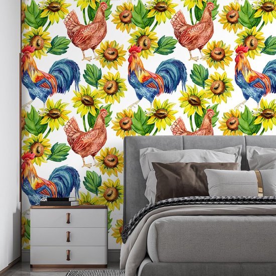 Unyqoos® Idyllische zelfklevende vinylbehangrol voor veelzijdige decoratie in huis