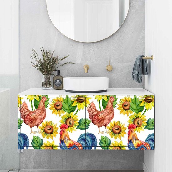 Unyqoos® Idyllische zelfklevende vinylbehangrol voor veelzijdige decoratie in huis